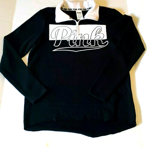 🔥FINAL PRICE🔥VS PINK Collared Sweatshirt - Picture 1 of 4